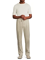 Drawstring Linen Trousers
