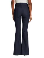 Shanis Split-Ankle Bell Bottom Pants