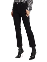 Kate High-Rise Straight-Leg Stretch Jeans