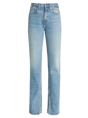 Frankie Ultra High-Rise Straight-Leg Jeans