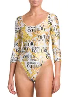 Logo-Print Bodysuit