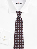 Floral Print Silk Tie