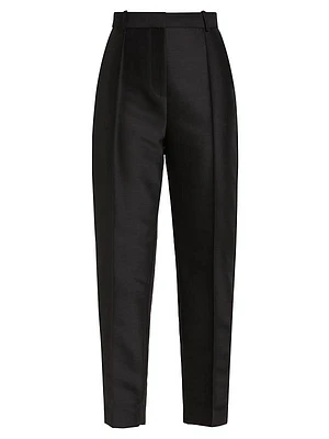 Sewn Pleat Evening Trousers