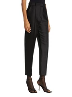 Sewn Pleat Evening Trousers