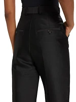 Sewn Pleat Evening Trousers