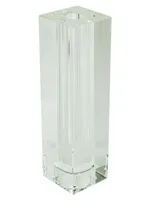 Clear Crystal Bud Vase & Votive Holder