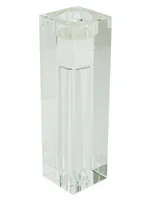 Clear Crystal Bud Vase & Votive Holder