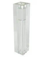 Clear Crystal Bud Vase & Votive Holder