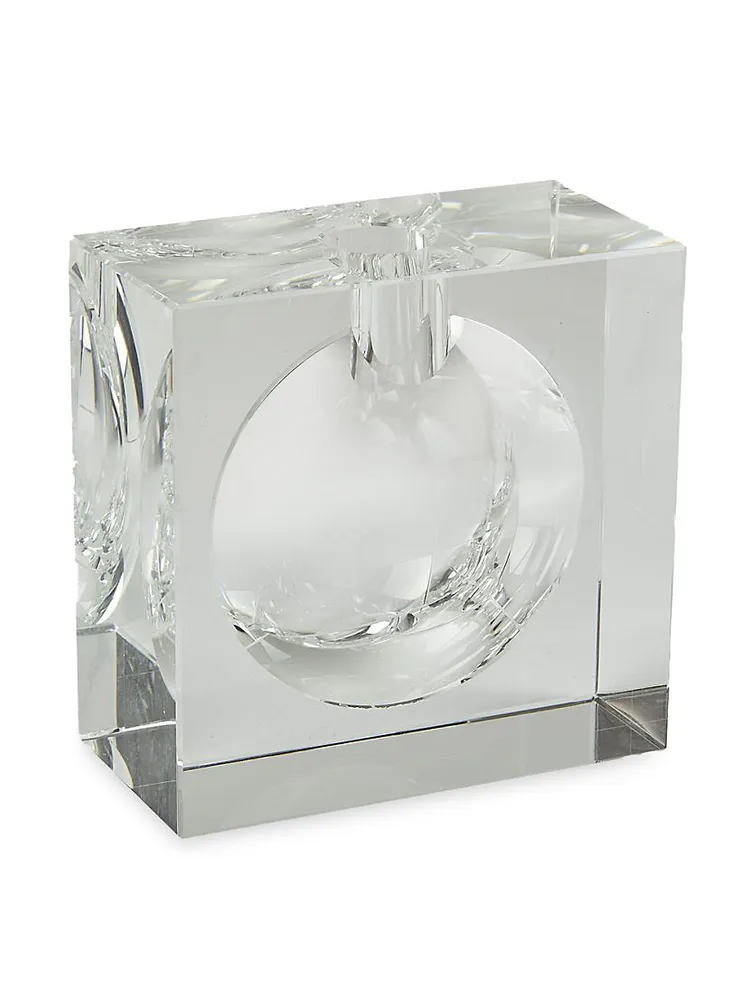 Crystal Square Bubble Vase