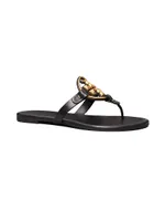 Miller Metal Double T Soft Sandals