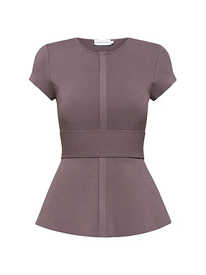 Crepe Peplum top