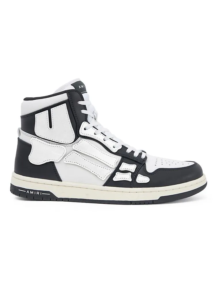 Skeleton Leather High-Top Sneakers