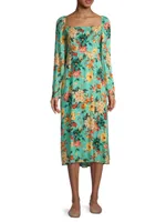 Bonita Floral Midi-Dress