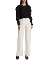 Taylor High-Rise Wide-Leg Pants