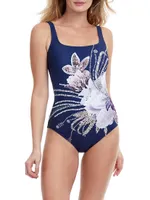 Dolce Vita Square Neck One-Piece Swimsuit