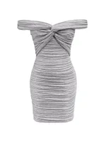 Dakota Metallic Knit Bodycon Minidress