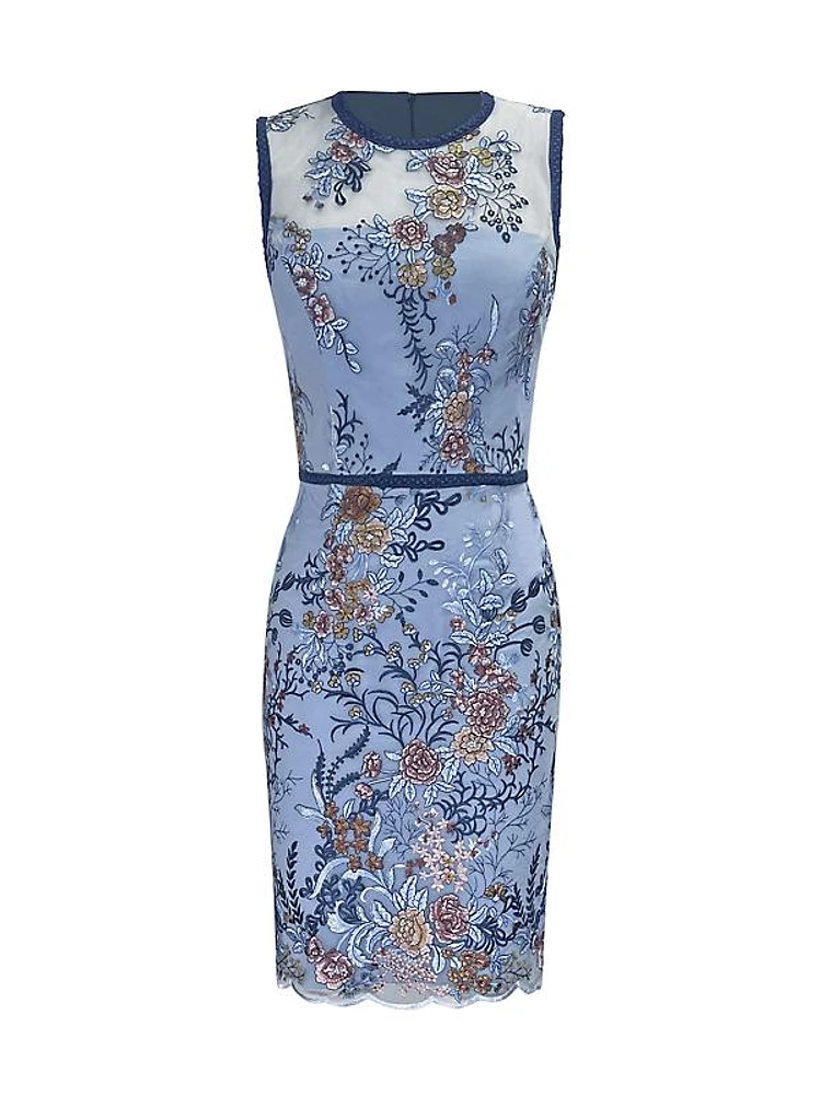 Chrystiana Floral Sheath Dress