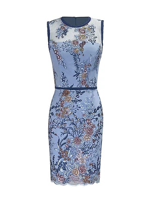 Chrystiana Floral Sheath Dress