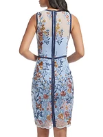 Chrystiana Floral Sheath Dress