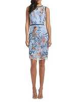 Chrystiana Floral Sheath Dress