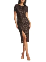 Natasha Sequined Midi-Dress