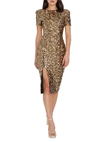 Natasha Sequined Midi-Dress