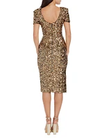 Natasha Sequined Midi-Dress