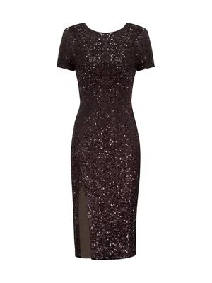 Natasha Sequined Midi-Dress