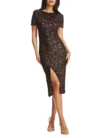 Natasha Sequined Midi-Dress