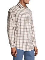 Leeward Check Button-Front Shirt