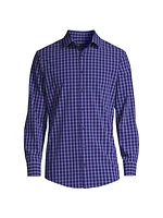 Leeward Grid Button-Front Shirt