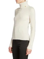 Turtleneck Sweater Wool, Cashmere And Mohair