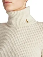 Turtleneck Sweater Wool, Cashmere And Mohair