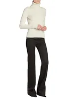 Turtleneck Sweater Wool, Cashmere And Mohair