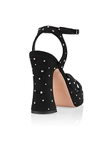 New Heights Miranda Crystal-Embellished Suede Platform Sandals