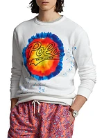 Tie-Dye Logo Fleece Crewneck Sweatshirt