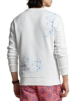 Tie-Dye Logo Fleece Crewneck Sweatshirt