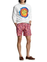 Tie-Dye Logo Fleece Crewneck Sweatshirt