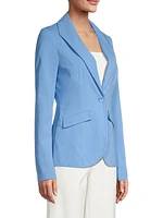 Aurora Rounded-Hem Blazer