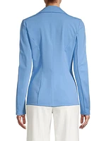 Aurora Rounded-Hem Blazer