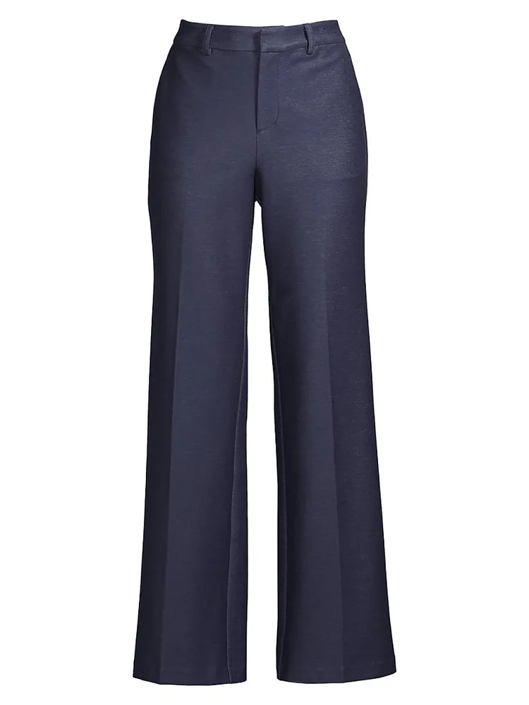 Aluda Wide-Leg Tailored Pants