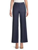 Aluda Wide-Leg Tailored Pants