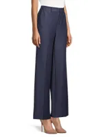 Aluda Wide-Leg Tailored Pants