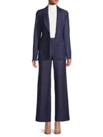 Aluda Wide-Leg Tailored Pants