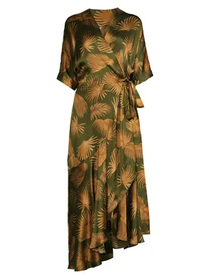 Mandalay Silk Wrap Dress