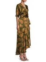 Mandalay Silk Wrap Dress