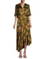 Mandalay Silk Wrap Dress