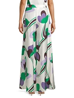 Veruschka Silk Palazzo Pants