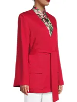 Palatial Wrap-Front Jacket