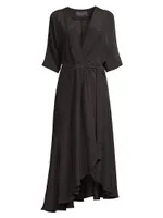 Beloved Wrap Midi-Dress